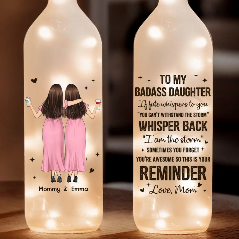 I’ll Always Remind You - Family Personalized Custom Bottle Lamp - Gift For Mom, Daughter