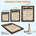A Grandma’s Love Is Timeless And Unconditional - Family Personalized Custom 2-Layered Wooden Plaque With Stand - Mother's Day Gift For Grandma, Mom