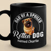 Fur, Chaos, And A Whole Lot Of Attitude - Dog & Cat Personalized Custom Black Mug - Gift For Pet Owners, Pet Lovers