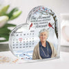 Custom Photo A Heartfelt Gesture To Keep Their Love Alive Forever - Memorial Personalized Custom Heart Shaped Acrylic Plaque - Sympathy Gift For Family Members