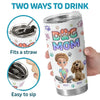 Love Me, Love My Fur Babies - Dog & Cat Personalized Custom 3D Inflated Effect Printed Tumbler - Gift For Pet Owners, Pet Lovers