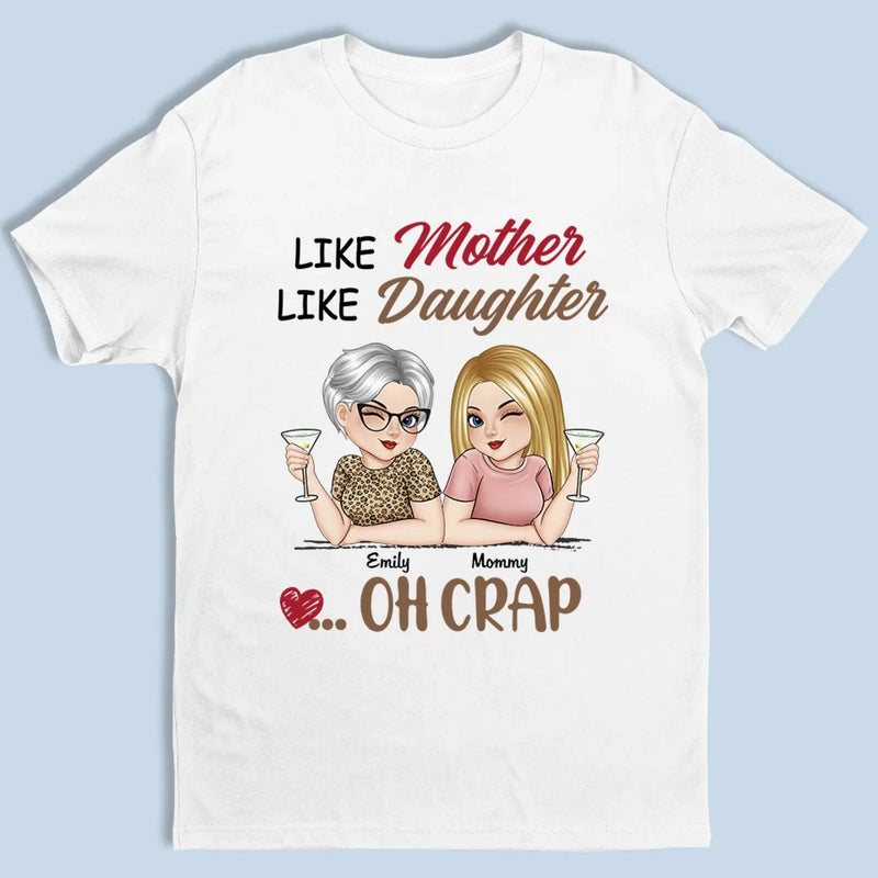 I Love You Forever & Always - Family Personalized Custom Unisex T-shirt, Premium T-shirt, Hoodie - Mother's Day, Gift For Mom, Daughter