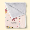 Wrap Her In The Warmth Of Her Own Endless Care - Family Personalized Custom Blanket - Mother's Day Gift For Mom, Grandma