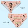 Custom Photo Property Of My Lover’s Hands - Couple Personalized Women Briefs - Gift For Husband Wife, Anniversary