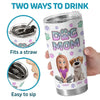 Home Is Where The Fur Sticks To Everything - Dog & Cat Personalized Custom 3D Inflated Effect Printed Tumbler - Gift For Pet Owners, Pet Lovers