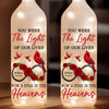 A Star In The Heavens - Memorial Personalized Custom Bottle Lamp - Sympathy Gift For Family Members