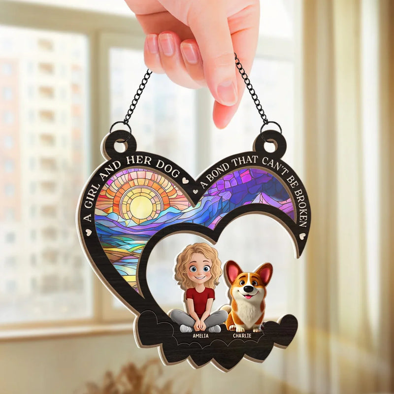 Life’s Too Short To Not Have A Pet - Dog Personalized Window Hanging Suncatcher - Gift For Pet Owners, Pet Lovers