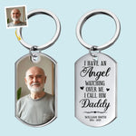 Custom Photo Your Love Lives On In Me - Memorial Personalized Custom Keychain - Sympathy Gift, Christmas Gift For Family