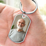 Custom Photo Your Love Lives On In Me - Memorial Personalized Custom Keychain - Sympathy Gift, Christmas Gift For Family