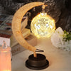 You Are My Always And Forever - Couple Personalized Custom Moon Lamp Light - Gift For Husband Wife, Anniversary