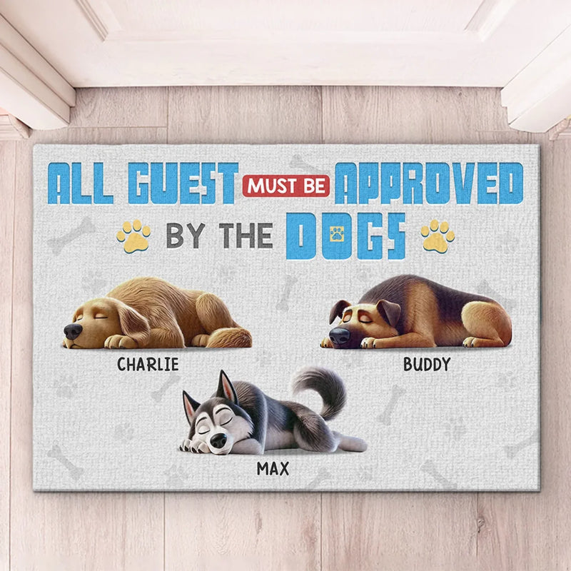 Tail Wags Speak Louder Than Words - Dog Personalized Custom Home Decor Decorative Mat - House Warming Gift For Pet Owners, Pet Lovers
