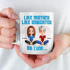 From Her, I Learned Love - Family Personalized Custom Mug - Mother's Day, Gift For Mom, Daughter