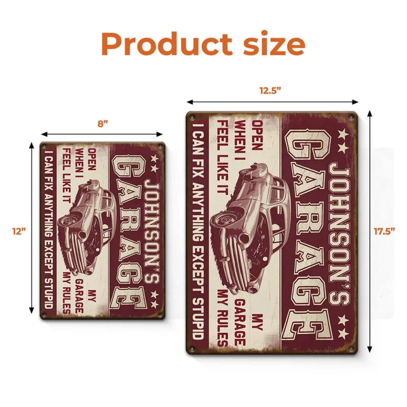 Perfect For The Person Who Loves A Good Inside Joke - Family Personalized Custom Home Decor Metal Sign - House Warming Gift For Yourself, Husband Wife, Best Friends, Family Members