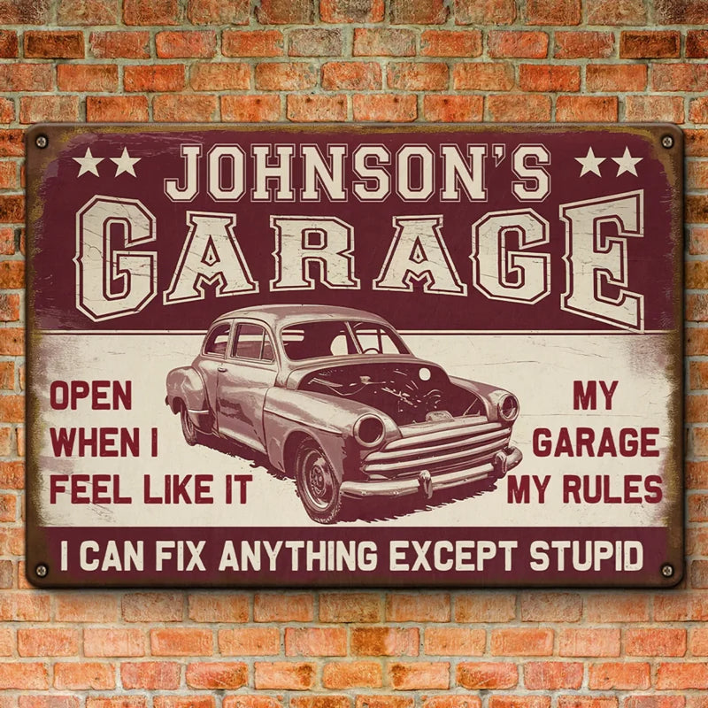 Perfect For The Person Who Loves A Good Inside Joke - Family Personalized Custom Home Decor Metal Sign - House Warming Gift For Yourself, Husband Wife, Best Friends, Family Members