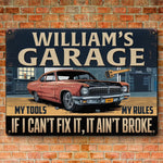 A Simple Yet Fun Way To Celebrate Your Space - Family Personalized Custom Home Decor Metal Sign - House Warming Gift For Car Enthusiasts, Mechanics