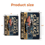 A Simple Yet Fun Way To Celebrate Your Space - Family Personalized Custom Home Decor Metal Sign - House Warming Gift For Car Enthusiasts, Mechanics