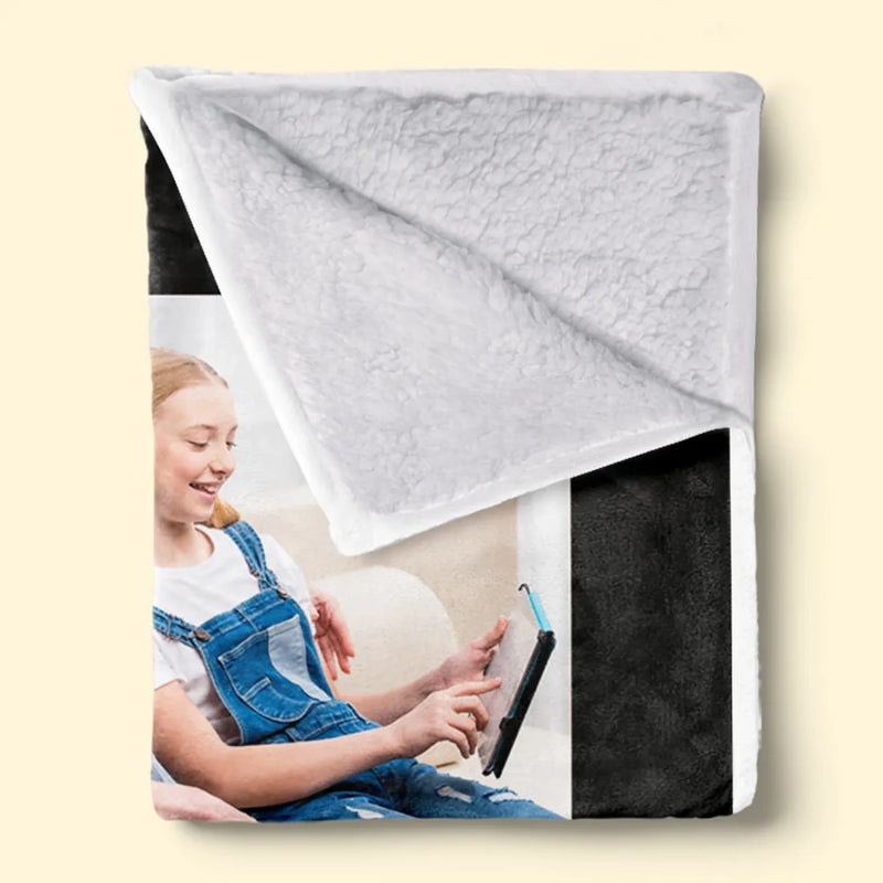 Custom Photo Best Granny Ever - Family Personalized Custom Blanket - Gift For Grandma, Grandkid