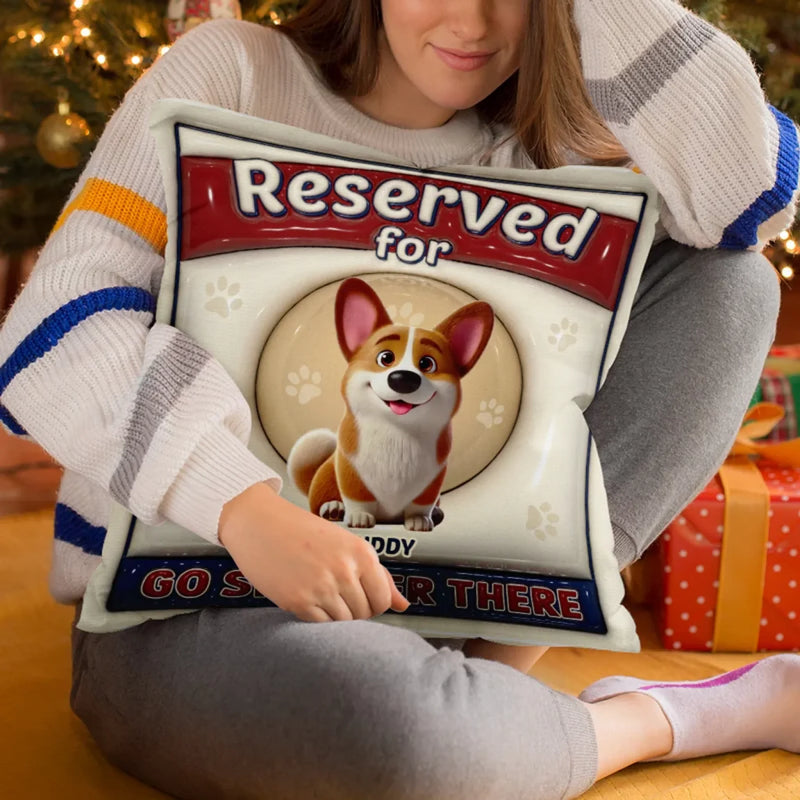 Occupied By Fur, Love, And Attitude - Dog & Cat Personalized Custom 3D Inflated Effect Printed Pillow - Gift For Pet Owners, Pet Lovers