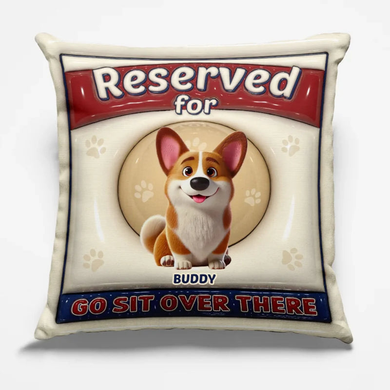 Occupied By Fur, Love, And Attitude - Dog & Cat Personalized Custom 3D Inflated Effect Printed Pillow - Gift For Pet Owners, Pet Lovers