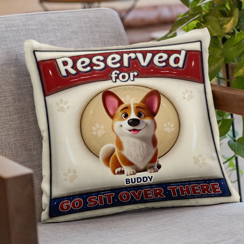 Occupied By Fur, Love, And Attitude - Dog & Cat Personalized Custom 3D Inflated Effect Printed Pillow - Gift For Pet Owners, Pet Lovers