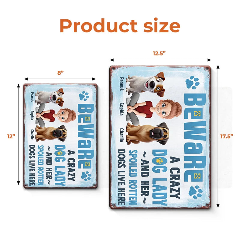 Because Dog Moms Do It Best - Dog Personalized Custom Home Decor Metal Sign - House Warming Gift For Pet Owners, Pet Lovers