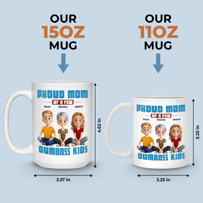 Everything I Am, I Owe To My Mom - Family Personalized Custom Mug - Gift For Mom