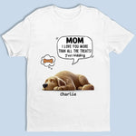 No Treat Can Match My Love For You - Dog Personalized Custom Unisex T-shirt, Premium T-shirt, Hoodie - Gift For Mom, Dog Lovers