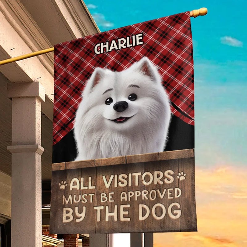 Wag More, Bark Less - Dog Personalized Custom Flag - Gift For Pet Owners, Pet Lovers