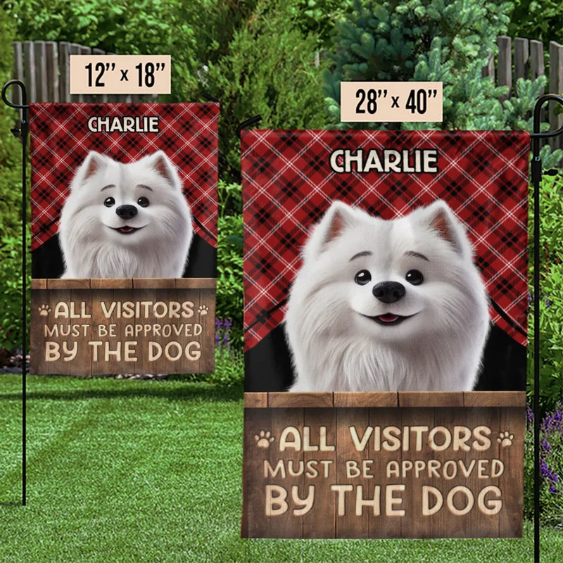 Wag More, Bark Less - Dog Personalized Custom Flag - Gift For Pet Owners, Pet Lovers