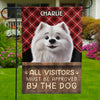 Wag More, Bark Less - Dog Personalized Custom Flag - Gift For Pet Owners, Pet Lovers
