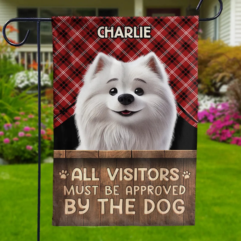 Wag More, Bark Less - Dog Personalized Custom Flag - Gift For Pet Owners, Pet Lovers