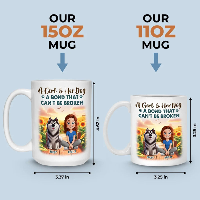 My Best Friend Comes With A Wagging Tail - Dog Personalized Custom Mug - Gift For Pet Owners, Pet Lovers