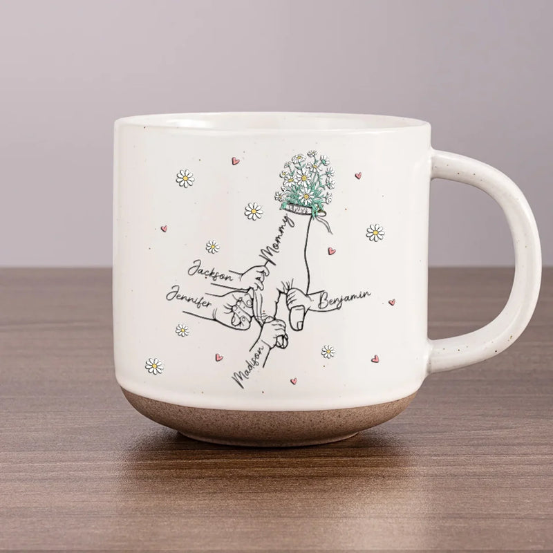 Perfect For Honoring The Woman Who Does It All - Family Personalized Custom Printed Pottery Mug - Gift For Mom, Grandma