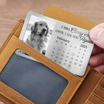 Custom Photo Always In My Heart, Forever My Friend - Memorial Personalized Custom Aluminum Wallet Card - Sympathy Gift For Dog Lovers, Pet Owners