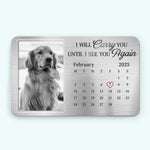 Custom Photo Always In My Heart, Forever My Friend - Memorial Personalized Custom Aluminum Wallet Card - Sympathy Gift For Dog Lovers, Pet Owners