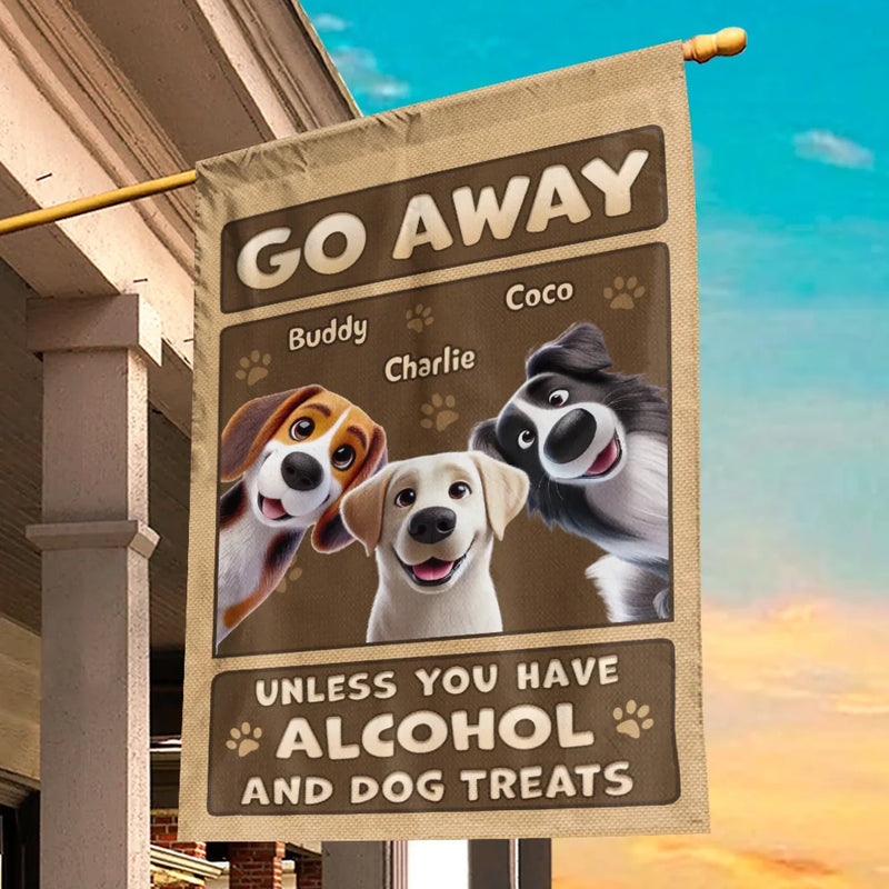 Brew For Me, Bones For You - Dog Personalized Custom Flag - Gift For Pet Owners, Pet Lovers