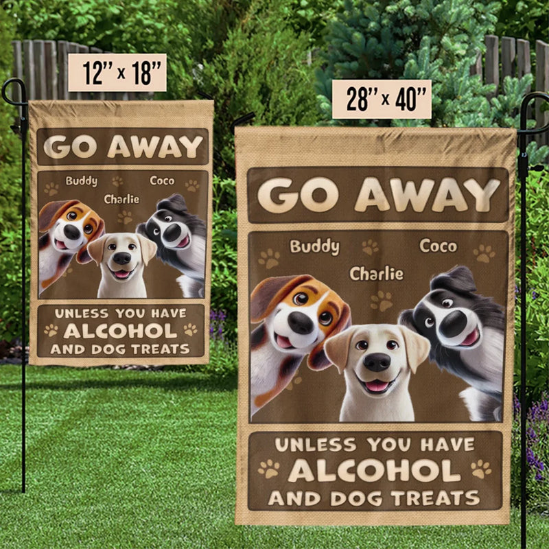 Brew For Me, Bones For You - Dog Personalized Custom Flag - Gift For Pet Owners, Pet Lovers