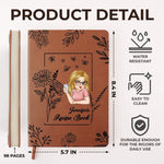 Be Kind To Yourself, Always - Family Personalized Custom Leather Journal - Gift For Home Cooks, Bakers