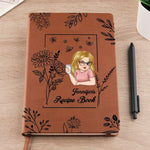Be Kind To Yourself, Always - Family Personalized Custom Leather Journal - Gift For Home Cooks, Bakers