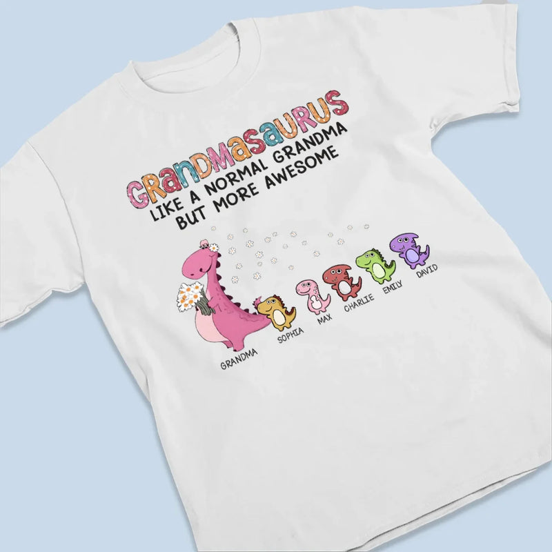 Like A Normal Gigi But More Awesome - Family Personalized Custom Unisex T-shirt, Premium T-shirt, Hoodie - Mother's Day, Gift For Mom, Grandma