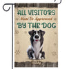 Stamped With A Paw Of Approval - Dog Personalized Custom Flag - Gift For Pet Owners, Pet Lovers
