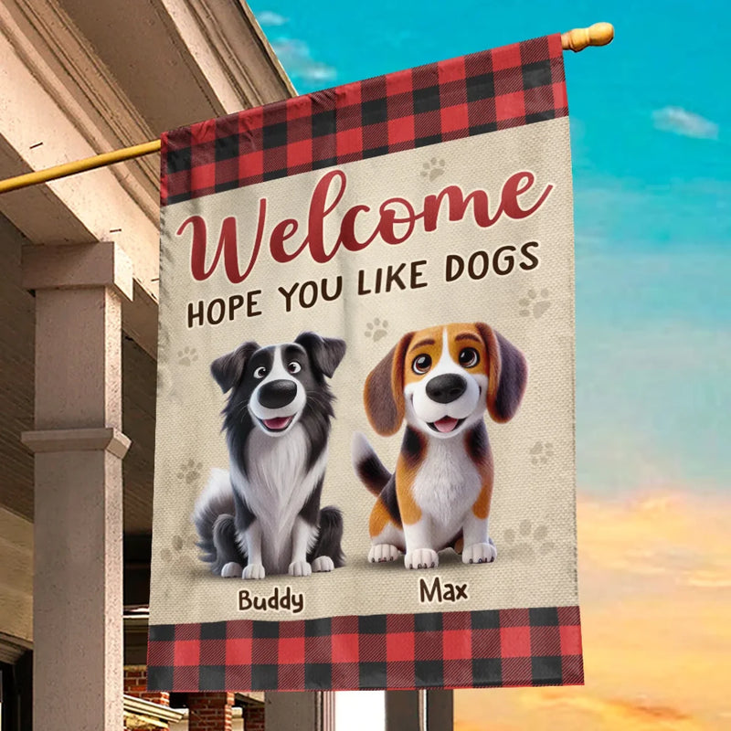 Paws, Play, Repeat - Dog Personalized Custom Flag - Gift For Pet Owners, Pet Lovers