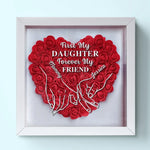 I’ll Always Be Your Little Girl - Family Personalized Custom Flower Shadow Box - Mother's Day, Gift For Mom, Daughter