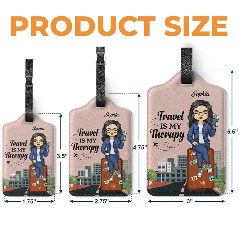 A Little Something To Make Traveling More Fun - Travel Personalized Custom Luggage Tag - Holiday Vacation Gift, Gift For Adventure Travel Lovers
