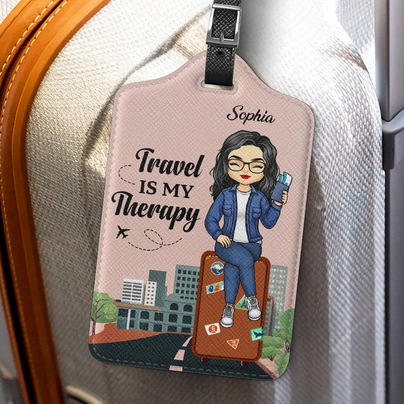A Little Something To Make Traveling More Fun - Travel Personalized Custom Luggage Tag - Holiday Vacation Gift, Gift For Adventure Travel Lovers