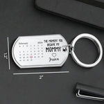 Custom Photo My Mom Is The Best - Family Personalized Custom Keychain - Mother's Day, Baby Shower Gift, Gift For New Moms, Mom