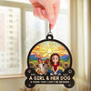 Unbreakable Bond, Forever Shining - Dog Personalized Window Hanging Suncatcher Ornament - Gift For Pet Owners, Pet Lovers