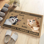 Don’t Let The Cat Fool You - Cat Personalized Custom Home Decor Decorative Mat - House Warming Gift For Cat Lovers