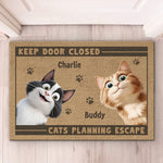 Don’t Let The Cat Fool You - Cat Personalized Custom Home Decor Decorative Mat - House Warming Gift For Cat Lovers
