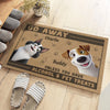 Treats Or Be Gone - Dog & Cat Personalized Custom Home Decor Decorative Mat - House Warming Gift For Pet Owners, Pet Lovers